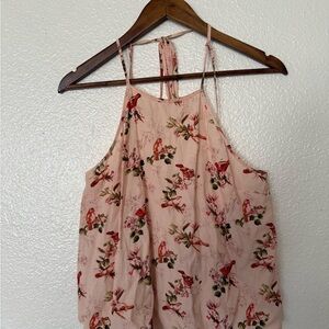 Forever 21 Pink Floral top  Women’s Size S